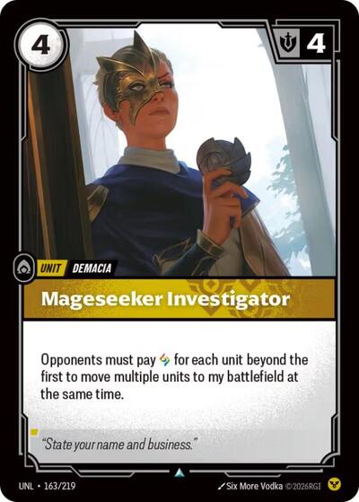 UNL-163 Mageseeker Investigator U