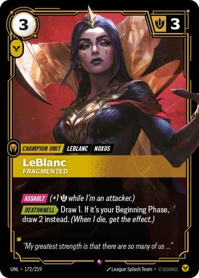UNL-172 LeBlanc - Fragmented R