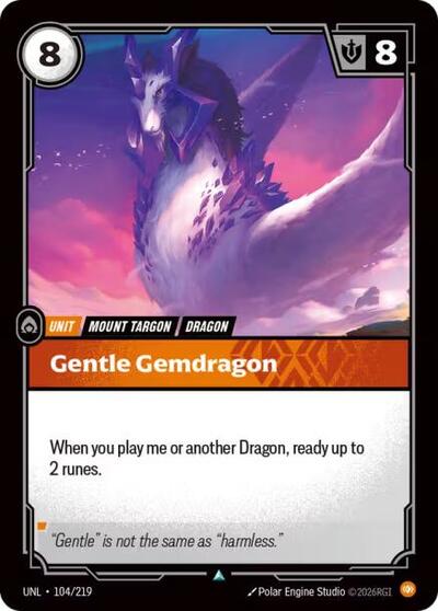UNL-104 Gentle Gemdragon U
