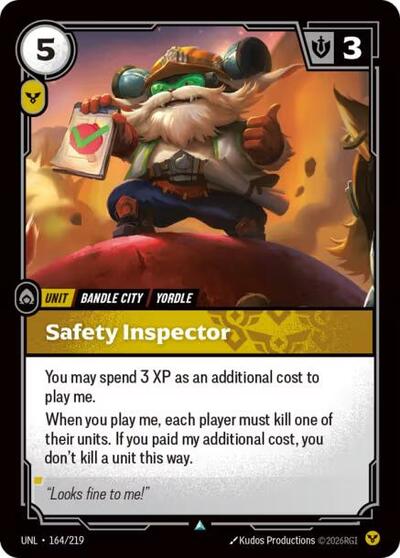 UNL-164 Safety Inspector U
