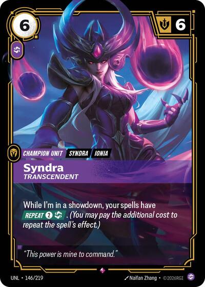 UNL-146 Syndra - Transcendent R