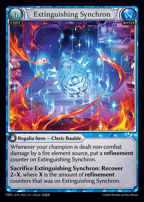 PRD-022 Extinguishing Synchron