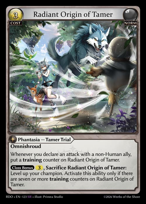 RDO-123 Radiant Origin of Tamer