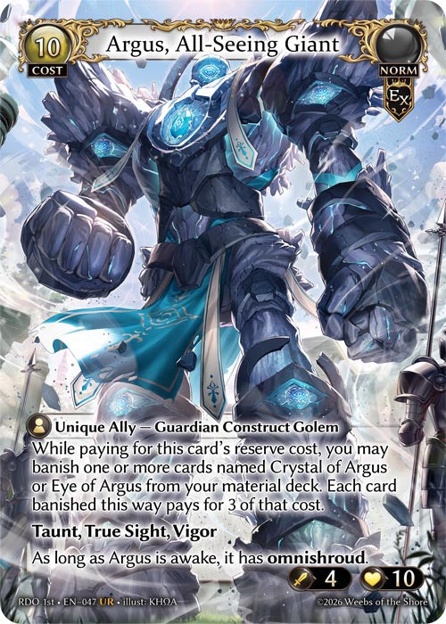 RDO1e-047 Argus, All-Seeing Giant