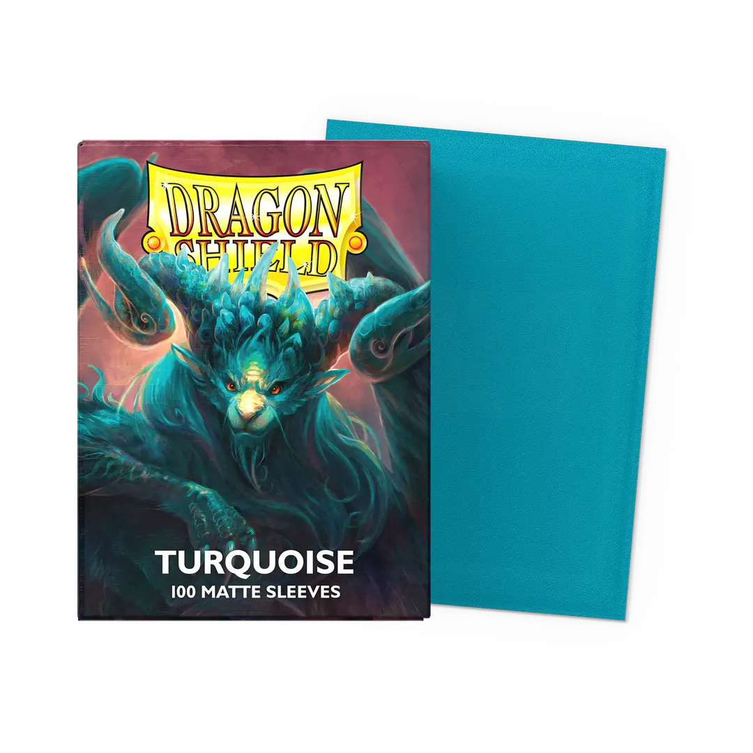 Dragonshield Turquoise Matte Sleeves