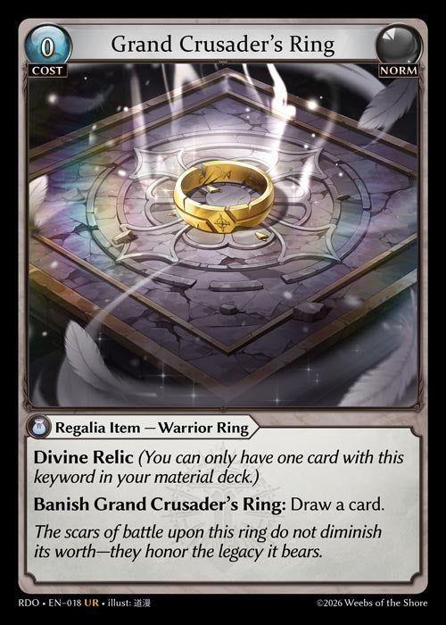 RDO-018 Grand Crusader's Ring