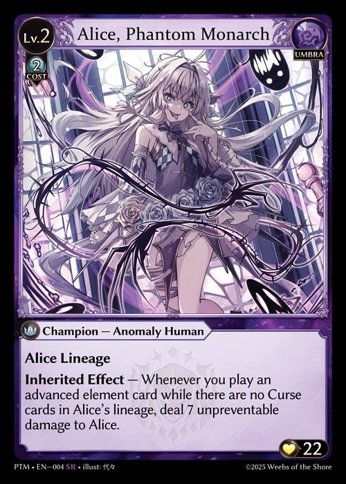 PTM-004 Alice, Phantom Monarch (Foil)
