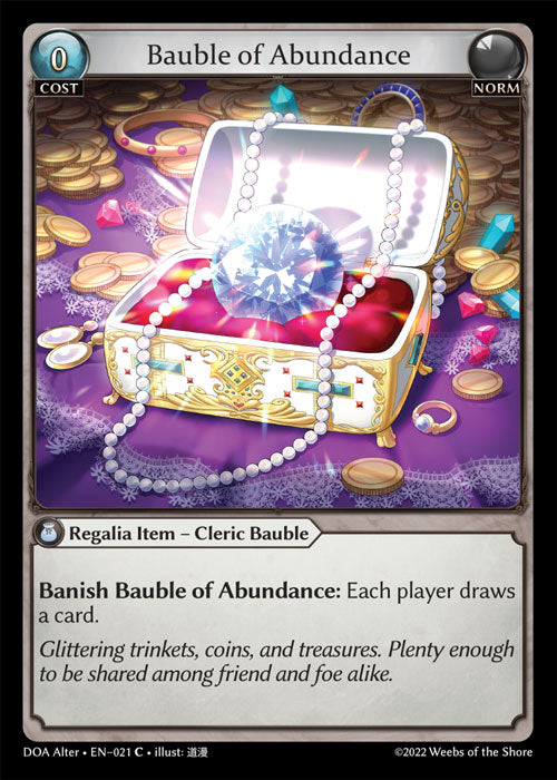 DOA-021 Bauble of Abundance
