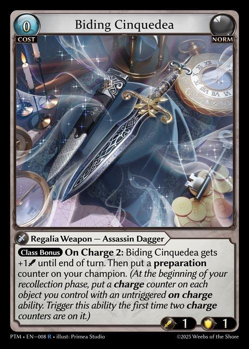 PTM-008 Biding Cinquedea (Foil)