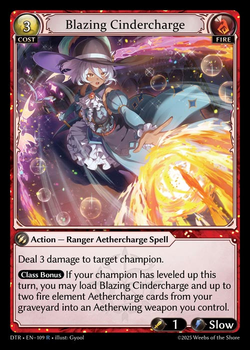 DTR-109 Blazing Cindercharge (Foil)