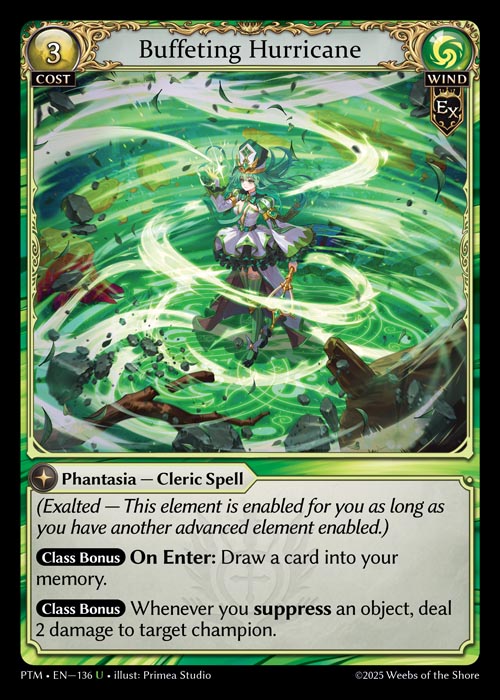 PTM-136 Buffeting Hurricane (Foil)