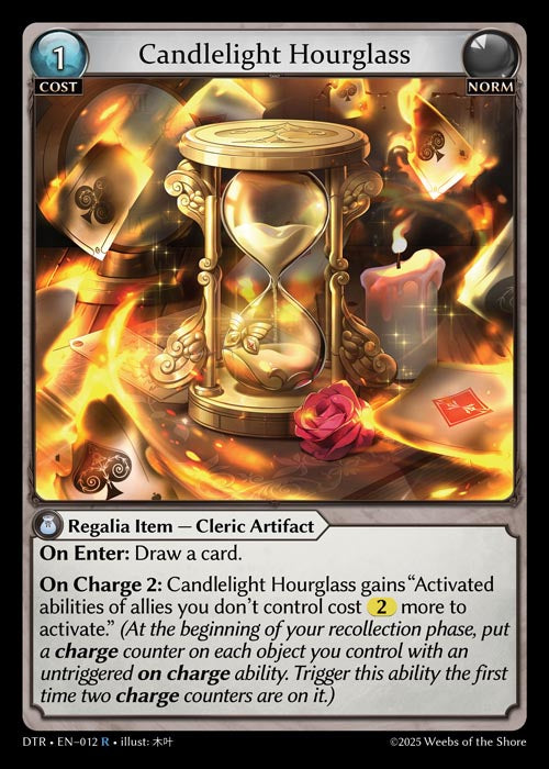 DTR-012 Candlelight Hourglass