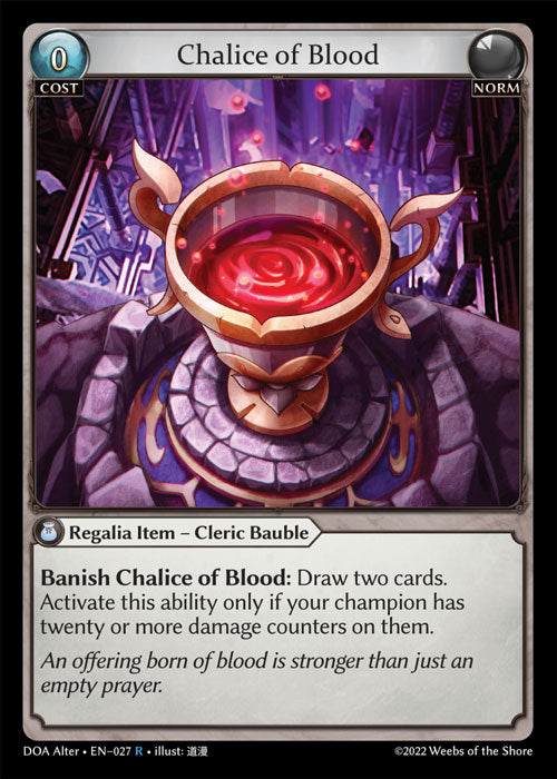 DOA1st-027 Chalice of Blood