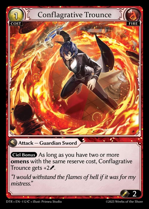 DTR-112 Conflagrative Trounce (Foil)