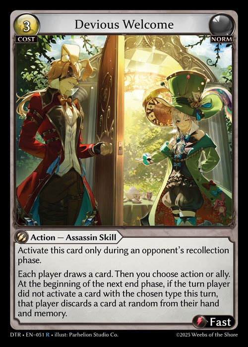 DTR-051 Devious Welcome (Foil)