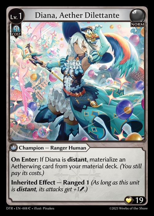 DTR-008 Diana, Aether Dilettante