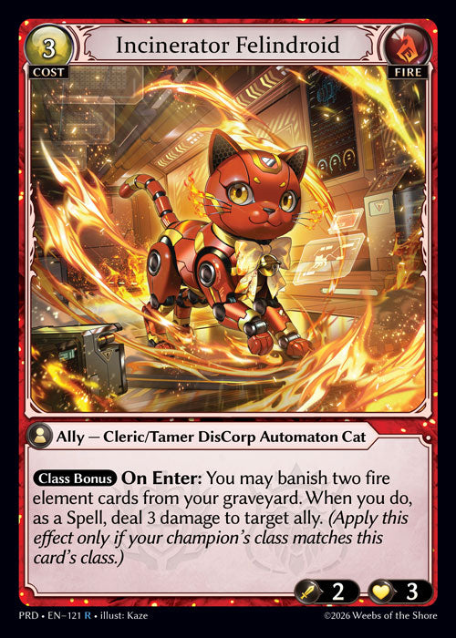 PRD-121 Incinerator Felindroid
