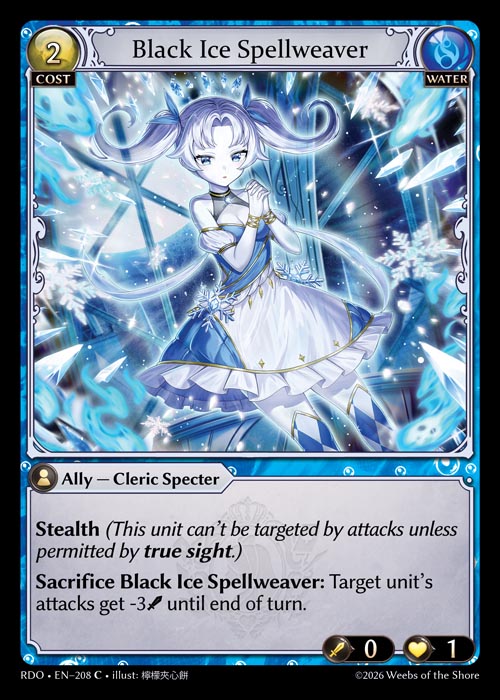 RDO-208 Black Ice Spellweaver