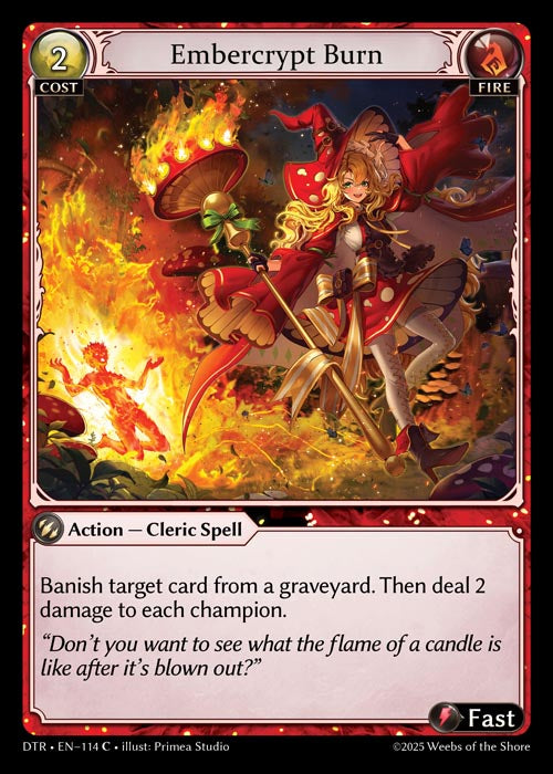 DTR-114 Embercrypt Burn (Foil)