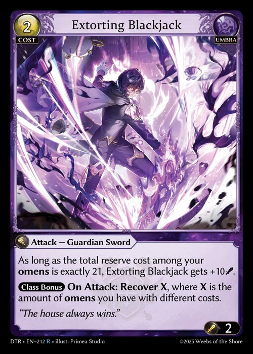 DTR-212 Extorting Blackjack (Foil)