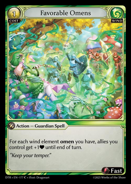 DTR-177 Favorable Omens (Foil)