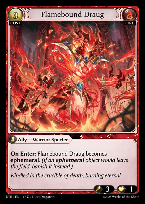 DTR-117 Flamebound Draug (Foil)