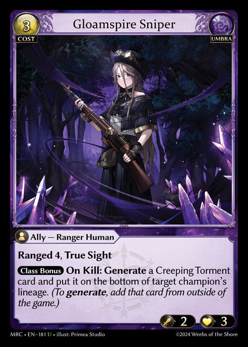 MRC-181 Gloamspire Sniper (Foil)