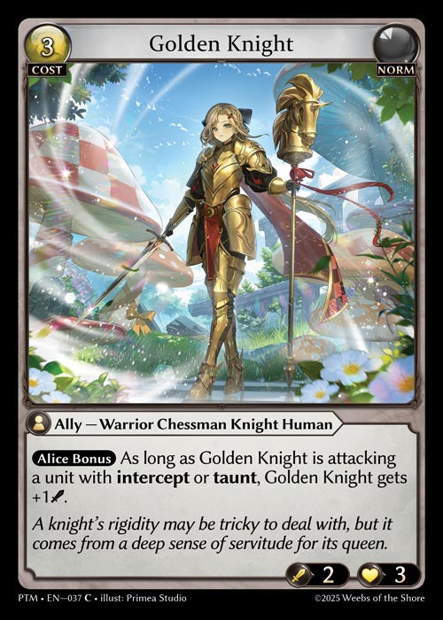 PTM-037 Golden Knight (Foil)