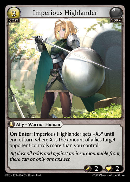 FTC-036 Imperious Highlander