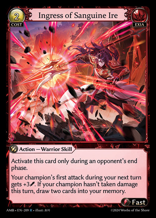 AMB-209 Ingress of Sanguine Ire