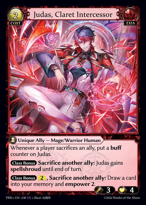 PRD-230 Judas, Claret Intercessor