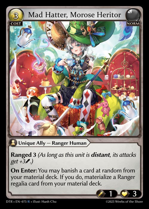 DTR-075 Mad Hatter, Morose Heritor