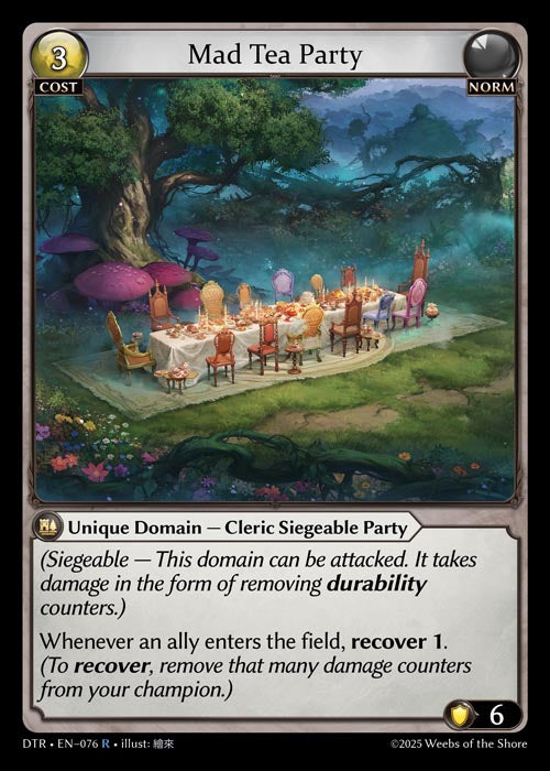 DTR-076 Mad Tea Party (Foil)