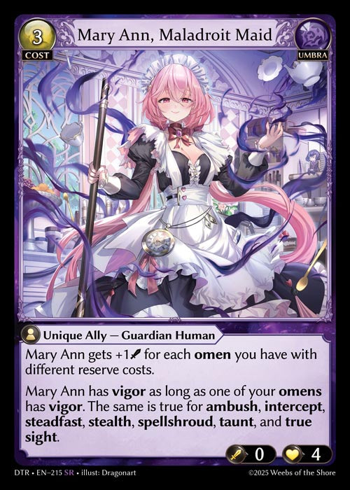 DTR-215 Mary Ann, Maladroit Maid (Foil)