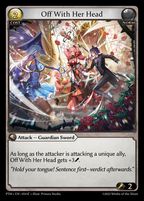 PTM-054 Off With Her Head (Foil)