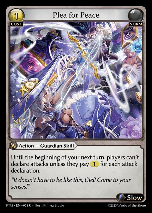 PTM-058 Plea for Peace (Foil)