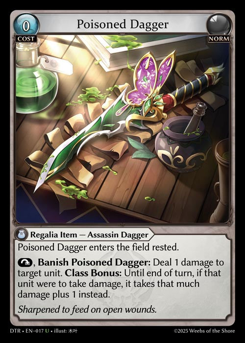 DTR-017 Poisoned Dagger (Foil)