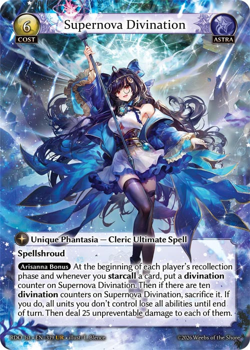 RDO1e-319 Supernova Divination