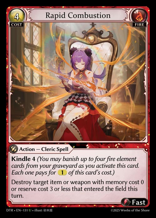 DTR-131 Rapid Combustion (Foil)