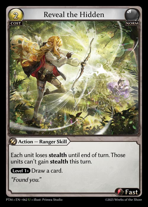 PTM-062 Reveal the Hidden (Foil)