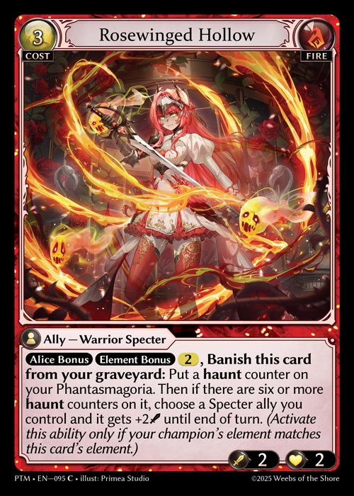 PTM-095 Rosewinged Hollow (Foil)
