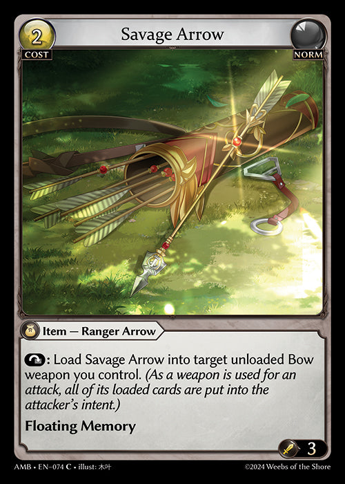 AMB-074 Savage Arrow (Foil)