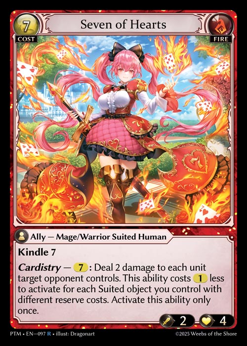 PTM-097 Seven of Hearts (Foil)