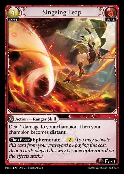 PTM-098 Singeing Leap (Foil)