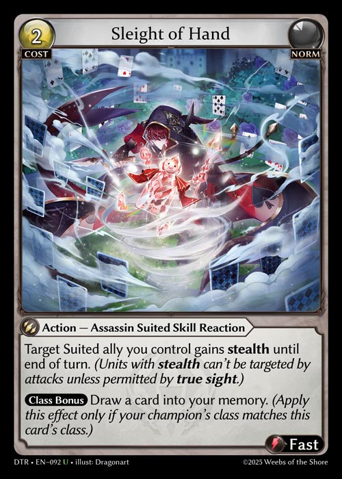 DTR-092 Sleight of Hand (Foil)