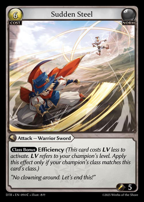 DTR-094 Sudden Steel (Foil)