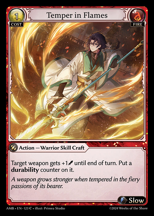 AMB-123 Temper in Flames (Foil)