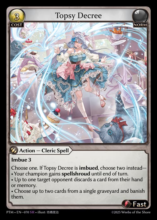 PTM-070 Topsy Decree (Foil)