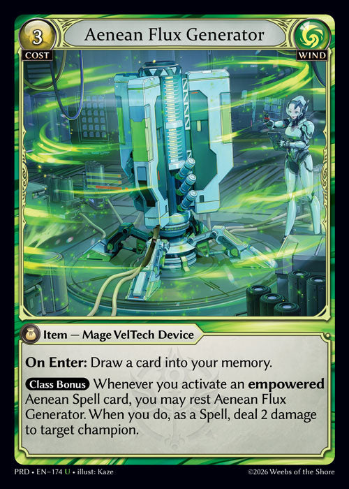 PRD-174 Aenean Flux Generator