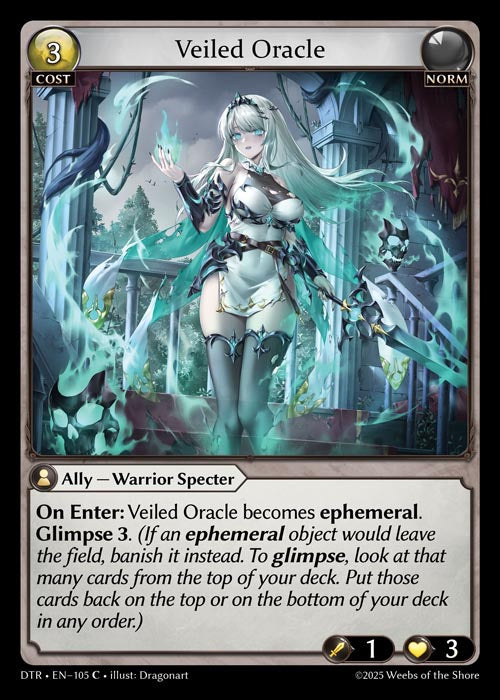 DTR-105 Veiled Oracle (Foil)